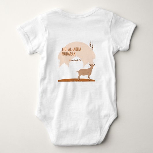 Eid mubarak  romper (Achterkant)