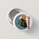 Eid mubarak ronde button 3,2 cm (Voorkant /achterkant)