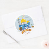 EID Mubarak Ronde Sticker (Envelop)