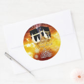 Eid mubarak ronde sticker (Envelop)