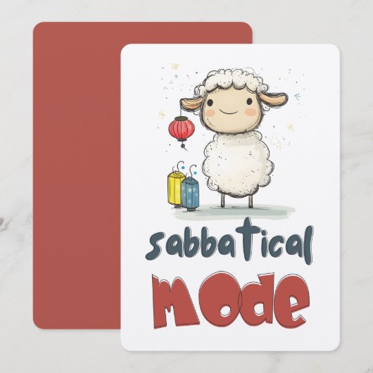 Eid Mubarak!! Schapen op Sabbatical | Propvol Kaart (Voorkant / Achterkant)