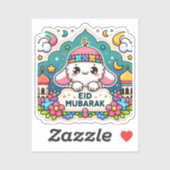 Eid Mubarak Sheep Sticker (Vel)
