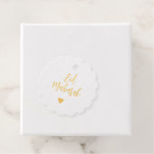Eid Mubarak Simple Gold Bedankjes Labels (Met doos)
