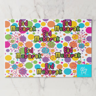 Eid Mubarak Splash Scheur van plaats Mat