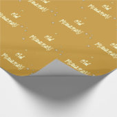 Eid Mubarak sterrengoud Cadeaupapier (Hoek)