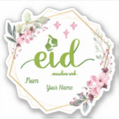 Eid Mubarak Sticker (Voorkant)