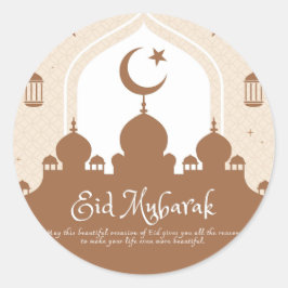 Eid Mubarak Sticker voor het offerfeest.