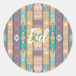 Eid Mubarak-Stickers Ronde Sticker