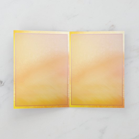 Eid Mubarak - Sunset Eid Holiday Kaart (Binnen)