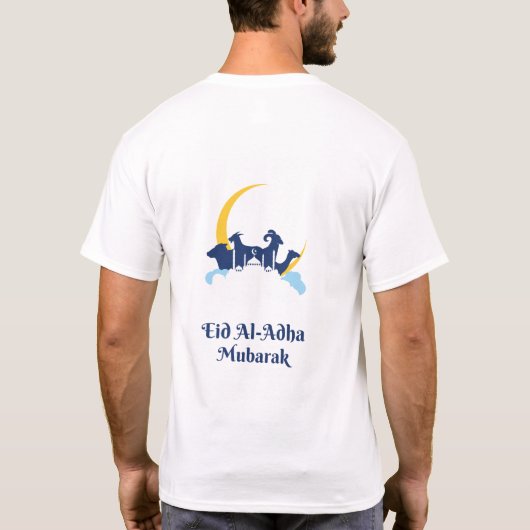 Eid mubarak t-shirt (Achterkant)