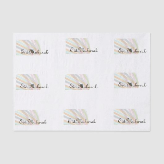 Eid Mubarak Tissuepapier (Voorkant)