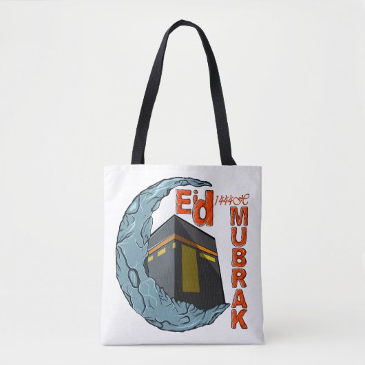 Eid mubarak tote bag (Voorkant)