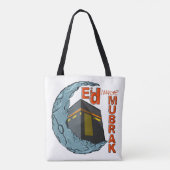 Eid mubarak tote bag (Achterkant)