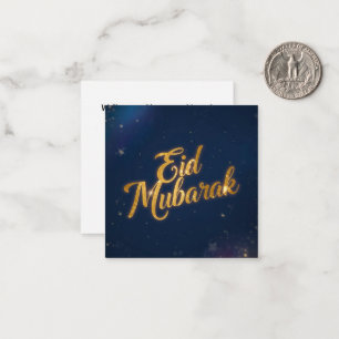 Eid Mubarak Vakantiekaart Notitiekaartje
