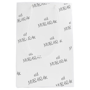 Eid Mubarak Verpakkingspapier Medium Cadeauzakje