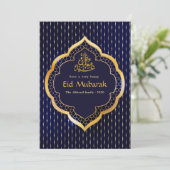 Eid Mubarak viering groet Kaart (Staand voorkant)