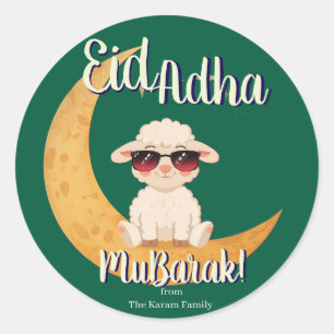 Eid Mubarak-vieringscadeau Ronde Sticker