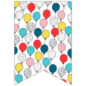 Eid Mubarak-vlaggen, kleurrijke ballonnen Vlaggetjes (Eerste vlag)