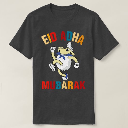 Eid Mubarak voor islamitische Amerikaanse Mannen E T-shirt (Design voorkant)