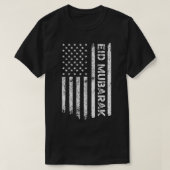 Eid Mubarak voor islamitische Amerikaanse Mannen T-shirt (Design voorkant)
