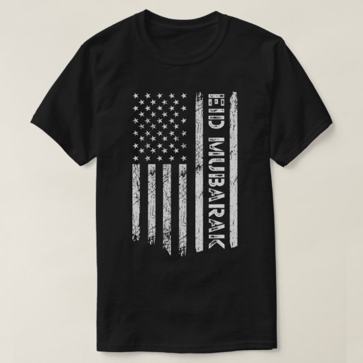Eid Mubarak voor islamitische Amerikaanse Mannen T-shirt (Design voorkant)