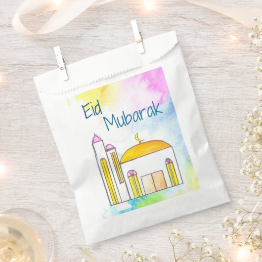 Eid Mubarak-voorkeurstassen Bedankzakje (Geknipt)