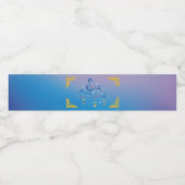 Eid Mubarak Waterfles Etiket (Enkel label)