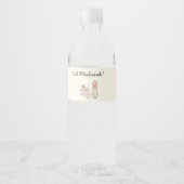 Eid Mubarak Waterfleslabels Waterfles Etiket (Voorkant)