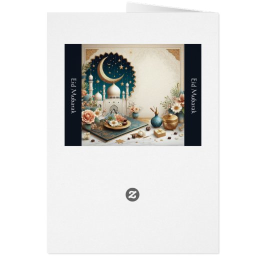 Eid Mubarak Wenskaart (Achterkant)