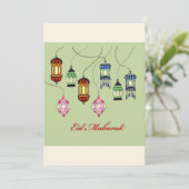 Eid Mubarak wenskaart (Staand voorkant)