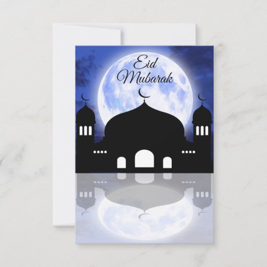 Eid Mubarak Wenskaart Bedankkaart (Voorkant)