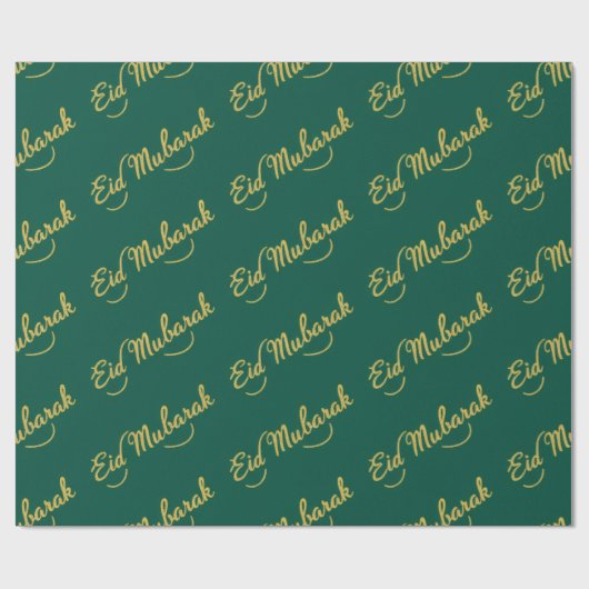 Eid Mubarak Wrapping Paper Cadeaupapier (Vlak)
