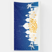 eid mubarbannerك و ا لع , ا , van de م van de ن spandoek (Verticaal)