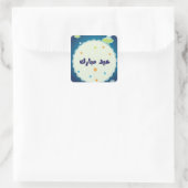 Eid Mubarik Square sticker (Tas)