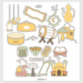 Eid Muslim Holiday Stickers (Vel)