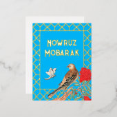 Eid Nowruz Mobarak Folie Briefkaart (Voorkant / Achterkant)