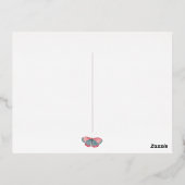 Eid Nowruz Mobarak Folie Briefkaart (Achterkant)