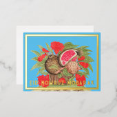 Eid Nowruz Mubarak Folie Briefkaart (Voorkant / Achterkant)