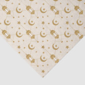 Eid of Ramadan Lantaarns & Halve Maan Naadloos Tissuepapier (Detail)