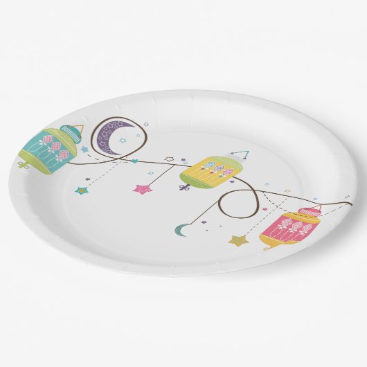 Eid Paper Plates Papieren Bordje (Gekanteld)