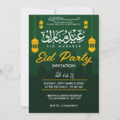 Eid Party Invitation Kaart (Voorkant)