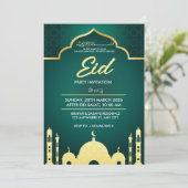 Eid Party Invitation Kaart (Staand voorkant)