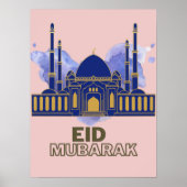 Eid poster | Eid Mubarak poster (Voorkant)