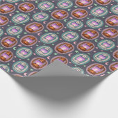 Eid & Ramadan Lanterns Seamless Pattern with Moon Cadeaupapier (Hoek)