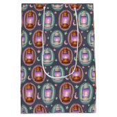 Eid & Ramadan Lanterns Seamless Pattern with Moon Medium Cadeauzakje (Achterkant)