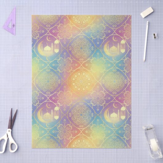 Eid/Ramadan zakdoek voor cadeautas Tissuepapier (Craft)