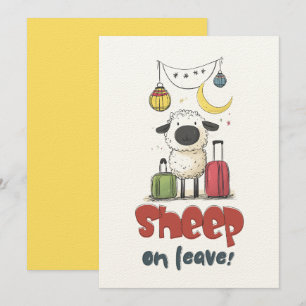 Eid Schaap op Verlof Volgepakt & Baaah-ck Later Kaart