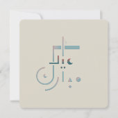 Eid, Serene Blessings (Fusion) Wenskaart Kaart (Voorkant)