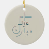 Eid, serene zegeningen (zand) keramisch ornament (Achterkant)