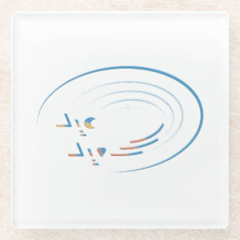 Eid, Spiralen van vreugde Glazen Onderzetter